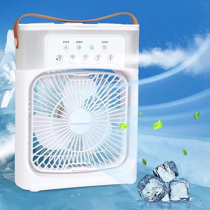 Multifunction Water Spray Mist Fan Air Cooler fan USB Electric Fan Portable Fan Air Conditioner Humidifier Fan for Home