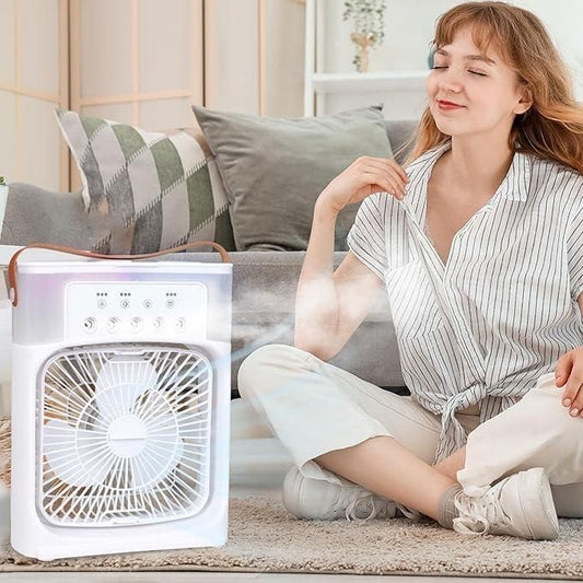 Multifunction Water Spray Mist Fan Air Cooler fan USB Electric Fan Portable Fan Air Conditioner Humidifier Fan for Home